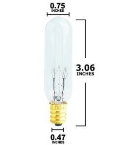 Alternative view of Bulbmaster 25 Watts Himalayan Light Bulb Replacement for Medium/Large Himalayan Salt Lamps Rocks Long Lasting Incandescent bulbs E12 Candelabra Base Dimmable Pack of 6