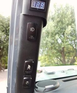 MicTuning LS081602JL, Backlit Fog Lights Rocker Switch Kit, On/Off LED Light, 20A 12V Toggle, Blue 28 51J4hnApcyL