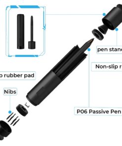 XP-PEN Artist12 11.6 Inch FHD Drawing Monitor Pen Display Graphic Monitor with PN06 Battery-Free Multi-Function Pen Holder and Glove 8192 Pressure Sensitivity 31 51J6t3N52jL