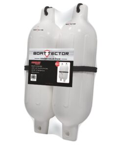 Extreme Max 3006.7201 BoatTector Inflatable Fender Value 2-Pack - 6.5" x 22", White 6.5" x 22" 15 51JFgYKfhL