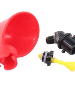 MOTOKU Poultry Quail Chicken Hen Duck Automatic Water Drinking Cups Waterer Drinker with Nuts 30 Pack 16 51JKUZZKP4L