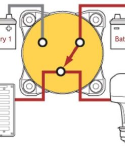 Cllena Dual Battery Selector Switch for Marine Boat Rv Vehicles Battery Switch 1 13 51JLZemEhDL