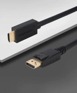 CableCreation 4K Active DisplayPort to HDMI Cable 6FT, DP to HDMI Cable DP 1.2 4K x 2K & 3D Audio/Video Monitor Cable,Support Eyefinity Multi-Screen,1.8M / Black 4K@30Hz-Black 11 51JSI4FLUpL