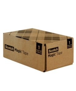 Scotch Magic Tape, Invisible, Repair Christmas Cards and Use as Holiday Gift Wrap Supplies for Christmas, 6 Tape Rolls With Dispensers 36 51JST4h57vL