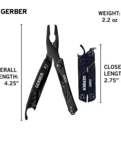 Alternative view of Gerber Gear Dime 12-in-1 Mini Multi-tool - Needle Nose Pliers, Pocket Knife, Keychain, Bottle Opener - EDC Gear and Equipment - Black
