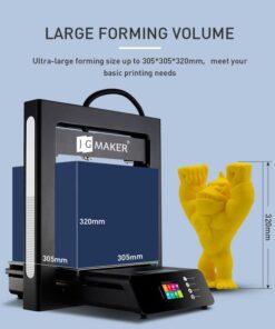 JGMAKER A5S 3D Printers Stable Working with Resume Print Filament Run Out Detection Large Build Volume 12X12X12.6in for Home Industry School Education ABS PLA 1.75mm Filament US Plug 32 51JUjwm3fJL