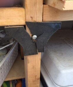 2x4basics 90124MI Custom Shelving and Storage System Shelflinks, Black, 6 Pack 47 51JY13HBIxL 1