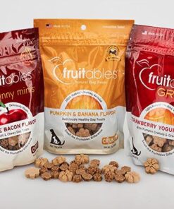 Fruitables Skinny Mini Dog Treats – Healthy Treats for Dogs – Low Calorie Training Treats – Free of Wheat, Corn and Soy – Apple Bacon – 5 Ounces 5 Ounce (Pack of 1) 37 51JaQkR GAL