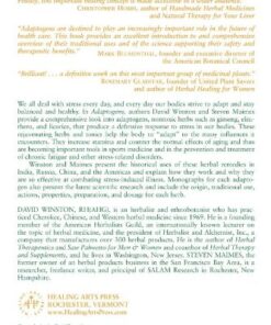 Adaptogens: Herbs for Strength, Stamina, and Stress Relief 3 51JcBdSs8gL