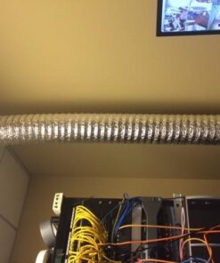 TerraBloom 6-Inch Dryer Vent Hose 25 Feet - Advanced 3-Layer Aluminum Flexible Duct for HVAC with 2 Bonus Clamps - 6-Inch Silver Ducting, Ventilation Hose, Dryer Duct Hose & Grow Tent 6" X 25 FT (SILVER) 17 51JeUGix0L