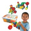 ETI Toys, STEM Learning, 109 Piece Educational Engineering Construction Blocks & Gears Building Set. Build Excavator, Horse & Buggy and More. Gift, Toy for 4, 5, 6, 7 Year Old Boys and Girls 18 51JgaD4KqGL 1