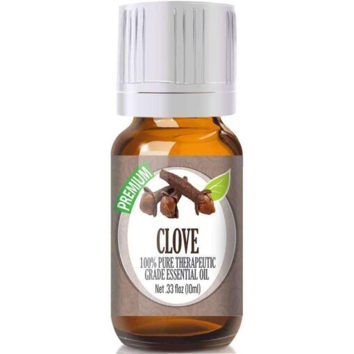 Healing Solutions 10ml Oils - Clove Essential Oil - 0.33 Fluid Ounces 0.33 Fl Oz (Pack of 1)