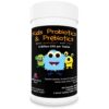 6 Billion CFU Kids/Children's Probiotics with Prebiotics, Sunfiber and Fos, for 10x More Effectiveness. One A Day Great Taste Chewable Probiotic, 2 Months Supply Per Bottle 40 51Joxj0ZqEL