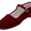 Shoes 18 Womens Cotton China Doll Mary Jane Shoes Ballerina Ballet Flats Shoes 10 118 Burgundy Micro 16 51JqUY55wSL 1