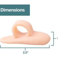 ZenToes Hammer Toe Straightener and Corrector 4 Pack Crests Relieve Foot Pain, Pressure, Discomfort | Flexible Silicone Comfort | Align, Improve Stability | Stain, Odor Resistant 13 51Jt86qVKNL