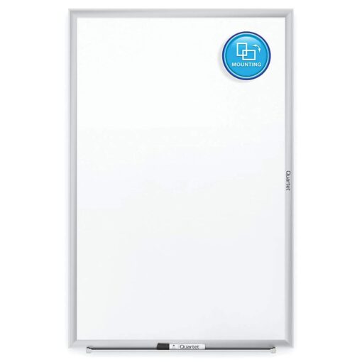 Quartet Whiteboard, Non-Magnetic Dry Erase White Board, 2' x 1.5', Total Erase, Silver Aluminum Frame (S531) 2' x 1.5'