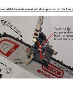 Granberg Chainsaw Sharpener, G106B - Easy File-N-Joint Bar Mounted Guide System - Best Chain Saw Blade Teeth Grinder Sharpening Tool Set - Portable Filing Hand Attachment Sharpen File Accessories Kit Chain Saw Sharpener 39 51JxOeVwjIL