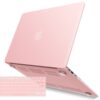 IBENZER Compatible with Old Version MacBook Air 13 Inch Case (2010-2017 Release). Models: A1466 / A1369, Plastic Hard Shell Case with Keyboard Cover for Mac Air 13, Rose Quartz, A1301RQ+1 For Macbook Air 13'' A1466/A1369 3 51JyfZ11p0L