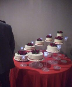 Alternative view of BOTARO 8 Tier Cascade Wedding Cake Stand (Style R800)