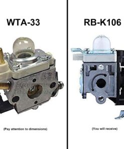 Alternative view of Hipa RB-K106 PB-250LN Carburetor with Repower Kit Spark Plug for Echo Leaf Blower PB250 ES-250 PB-250 PB-250LN Handheld Blower A021003661 Carb