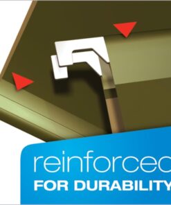 Pendaflex Extra Capacity Reinforced Hanging File Folders, 2", Letter Size, Standard green, 1/5 Cut, 25/BX (04152X2) 2" 10 51K984TAUL