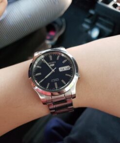 SEIKO 5 Men's SNK793 Automatic Stainless Steel Watch with Blue Dial 50 51KB2olIpLL