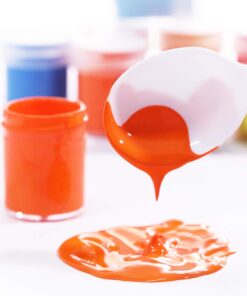 TBC The Best Crafts Halloween Acrylic Paint Jar, 24 Vivid Colors Model Paint Set, 0.5oz/15ml Each, Rich Pigment, Glides Smoothly 30 51KB4pOcvFL