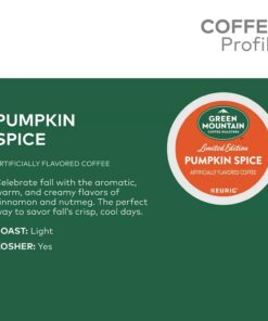 Green Mountain Coffee K-Cup for Keurig Brewers, Pumpkin Spice, 24 Count 24 Count (Pack of 1) 13 51KKMi39R1L