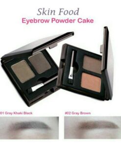 SKINFOOD Choco Eyebrow Powder Cake from Real Cacao - Eyebrow Powder Duo Palette with Minerals - Great Gifts Ideas for Women, Mom, Teacher, Officemate, Sister, Best Friend (#1 Grey Khaki Black) #1 Grey Khaki Black 12 51KYYRLHMpL