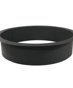 Sunnydaze 2mm Thick Steel Fire Pit Ring Insert - DIY Above or In-Ground Liner - 46-Inch Outer Diameter (30-Inch Inner Diameter) 30 Inch 24 51KbIbCxIdL
