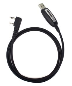 Retevis 2 Pin 2 Way Radio USB Programming Cable Compatible with Retevis RT22 RT21 RT68 RT22S RT19 RT86 RT15 H-777 NR10 RT85 RB89 RB29 Baofeng UV-5R BF-888S Arcshell AR-5 TYT Walkie Talkie(1 Pack) 15 51Ke8BmQJTL