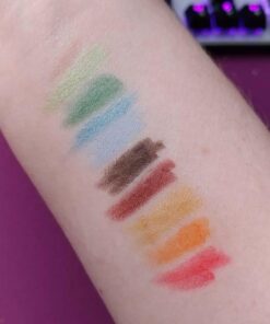 SHANY Chunky Eyeshadow Pencils Lip Liner, Eyeliner, Eye Pencils - Multi-Use Chunky Pencils for Eye Shadow, Lip Makeup, Lipstick with Vitamin E and Aloe Vera - Premium Packaging - Set of 30 Colors 47 51KjiSxSMJL