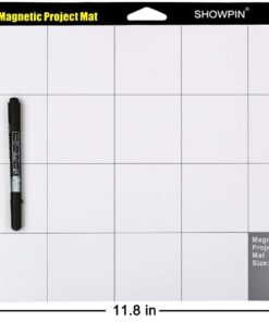 Magnetic Project Mat Showpin Magnetic Mat for Screws with Dry Erase Pen - Large Size Magnetic Pad Preventing Small Screws from Getting Lost and Unorganized - 9.8x11.8 inches 27 51Knt3tBAjL