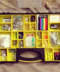 STANLEY Organizer Box With Dividers, Removable Compartment, 25 Compartment (014725R) 25 Compartments 43 51Ktzy0LTNL