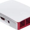 Raspberry Pi RASPBERRY-PI3-CASE Official Raspberry Pi 3 Case, Red/White Single 3 51KuZPPzAZL