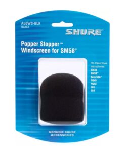 Alternative view of Shure A58WS-BLK Foam Windscreen for All Shure Ball Type Microphones, Black