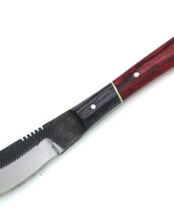 Wild Turkey Handmade Full Tang Real File Hunting Knife w/Leather Sheath Outdoors Hunting Camping Fishing Outdoors SM-20 10 51KuqcfOdmL