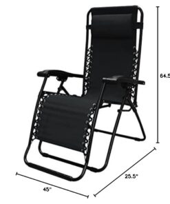 Alternative view of Caravan Sports 80009000052, Black Infinity Zero Gravity Chair-2 Pack, 2-Pack