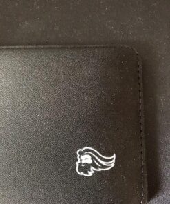 Glorious Gaming Mouse Wrist Pad/Rest - Black - Stitched Edges, Ergonomic, Foam Interior | 8x4 inches/(0.7in/17mm) Thick (GW-M) 25 51L 68WVKjL