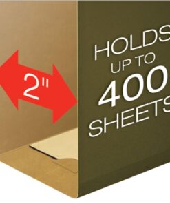 Alternative view of Pendaflex Extra Capacity Reinforced Hanging File Folders, 2", Letter Size, Standard green, 1/5 Cut, 25/BX (04152X2) 2"