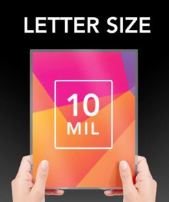 GBC Laminating Sheets, Thermal Laminating Pouches Letter Size, 10mil, HeatSeal Crystal Clear, 50 Pack (3200405) 7 51L1bIJ24L