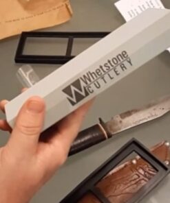 Whetstone Cutlery Sided, Gray Knife Stone-Dual 400/1000 Grit Wet Block-Sharpens and Polishes Sharp Tools and Kitchen, Hunting, and Pocket Knives by Whetstone, 1-Pack, Limestone 32 51L3EvpLNlL