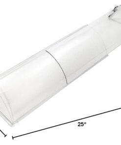 Frost King HD11 Baseboard Air Deflector, Heavy Duty, Clear Plastic with Magnetic hold, Fits baseboards up 25' wide, Adjustable 15" to 25" Expands from 15" to 25" 20 51L5gS9Y2KL