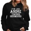 Tstars Anime Hoodie Women Teen Girls It's An Anime Thing Novelty Pullover Hoodies XX-Large Anime Hoodie / Black 11 51L7tfnxI L