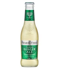 Fever Tree Ginger Ale - Premium Quality Mixer - Refreshing Beverage for Cocktails & Mocktails. Naturally Sourced Ingredients, No Artificial Sweeteners or Colors - 200 ML Bottles - Pack of 24 6.8 Fl Oz (Pack of 24) 16 51LCQv30Y3L