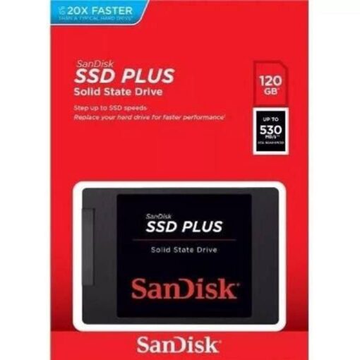 SanDisk SSD Plus 120GB Solid State Drive - SDSSDA-120G-G26 120 GB