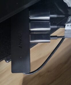 Anker 4-Port USB 3.0 Ultra Slim Data Hub for Macbook, Mac Pro/mini, iMac, Surface Pro, XPS, Notebook PC, USB Flash Drives, Mobile HDD, and More 0.7 ft USB-A 3.0 41 51LLLNqbjFL