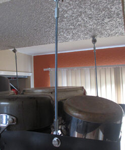 Fox Run Rectangular Hanging Pot Rack with Chains and 6 Hooks, 2 Inch, Black Iron Rectangular With Hooks 35 51LNBdw5CHL