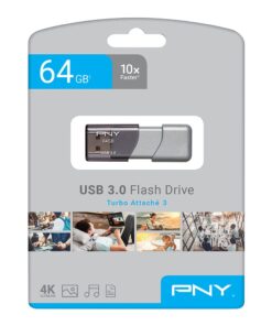 PNY 64GB Turbo Attache 3 USB 3.0 Flash Drive 36 51LQILo6DKL