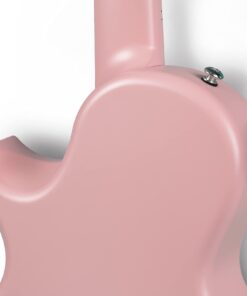 Enya NOVA Go SP1 Carbon Fiber Acoustic Electric Guitar with Smart AcousticPlus 35 Inch Travel Acustica Guitarra Starter Bundle Kit of Gig Bag, Strap, Strings, Charging Cable, Instrument Cable(Pink) Acoustic-Electric Pink 14 51LUzwY8abL